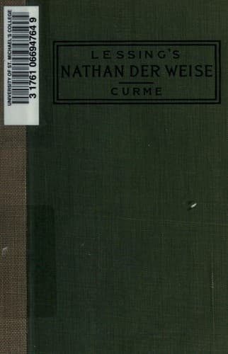 Cover of Nathan der Weise