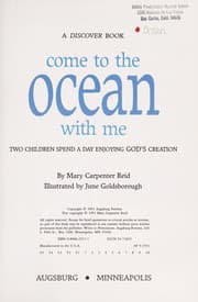Cover of Come to the ocean with me
