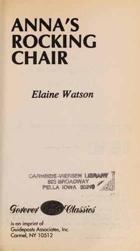 Cover of Anna's rocking chair