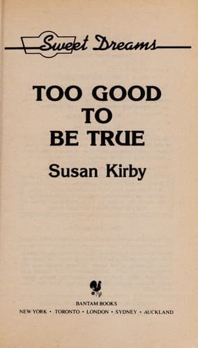 Cover of Too good to be true.