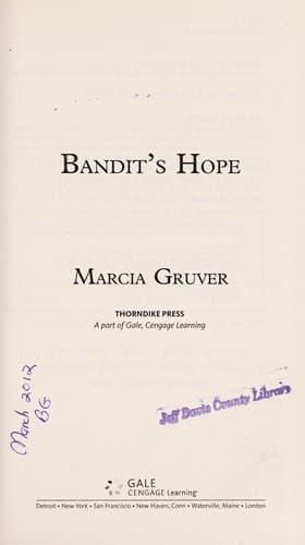 Cover of Bandit's Hope