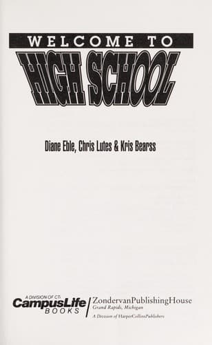 Cover of Welcome to high school