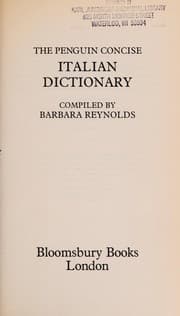 Cover of The Penguin concise Italian dictionary
