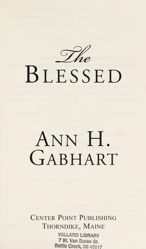 Cover of The blessed