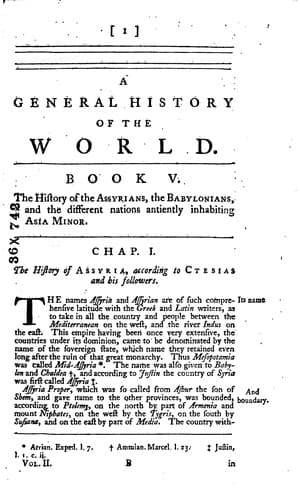 Cover of A general history of the world