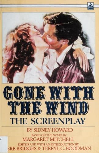Cover of Gone with the Wind Illustrated Screenplay