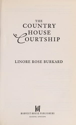 Cover of The country house courtship