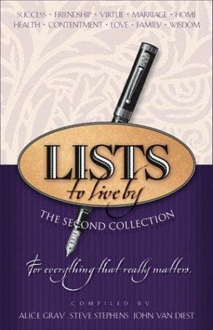 Cover of Lists to Live By