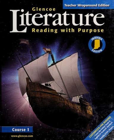 Cover of Glencoe literature: reading with purpose