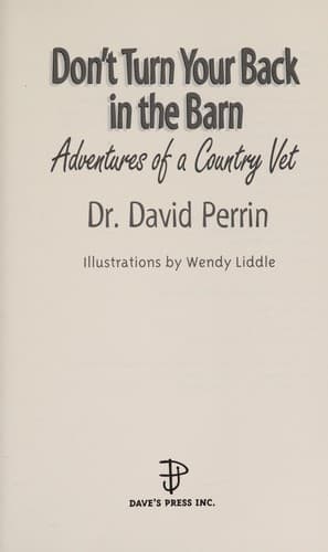 Cover of Don't Turn Your Back in the Barn