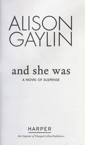 Cover of And She Was