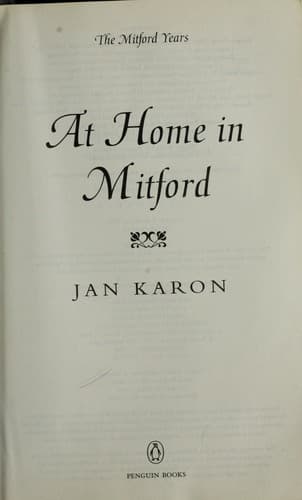 Cover of At home in Mitford