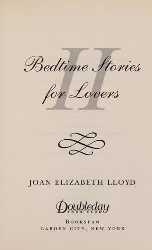 Cover of Bedtime Stories for Lovers