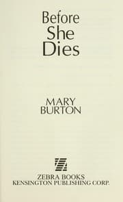 Cover of Before she dies