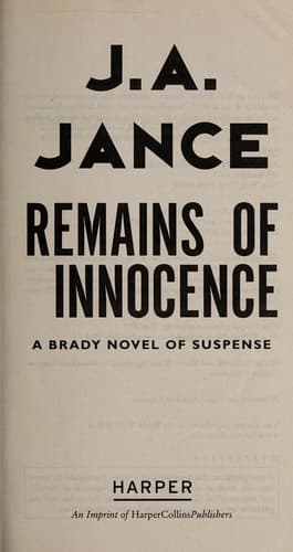 Cover of Remains of Innocence