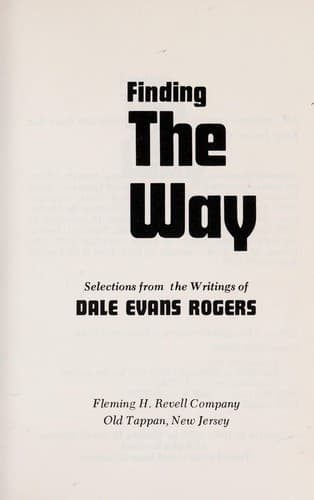 Cover of Finding the way