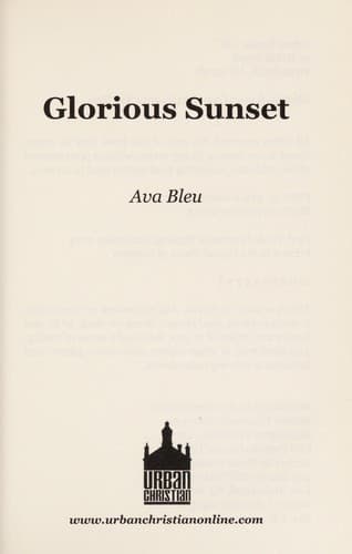 Cover of Glorious sunset