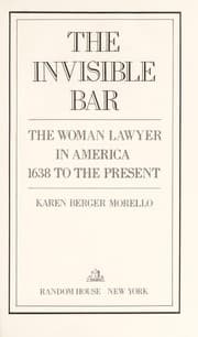 Cover of The invisible bar