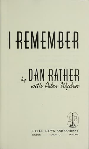 Cover of I Remember
