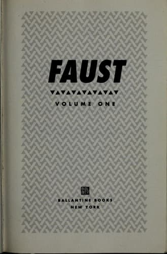 Cover of Faust