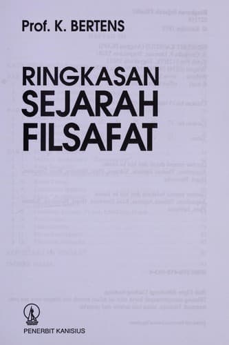 Cover of Ringkasan sejarat filsafat