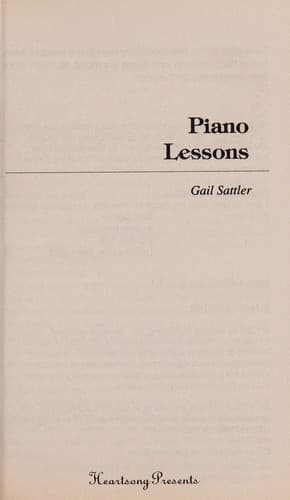 Cover of Piano Lessons