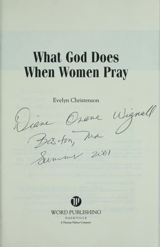 Cover of What God Does When Women Pray