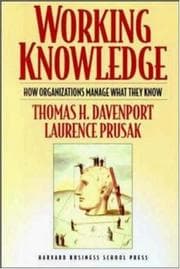 Cover of Working Knowledge