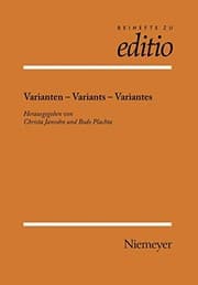 Cover of Varianten - Variants - Variantes