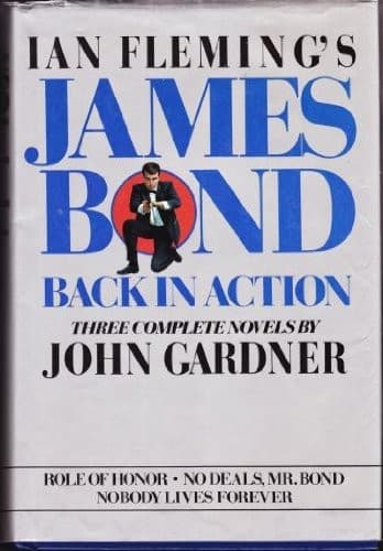 Cover of Ian Fleming's James Bond back in action