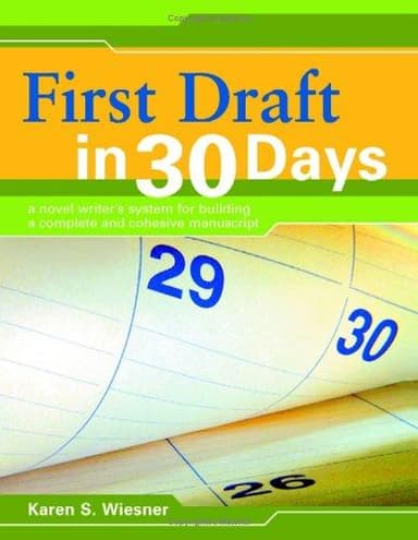 Cover of First draft in 30 days