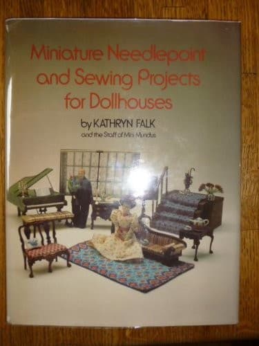 Cover of Miniature needlepoint and sewing projects for dollhouses