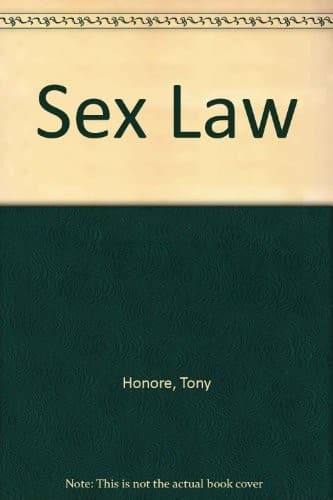 Cover of Sex law