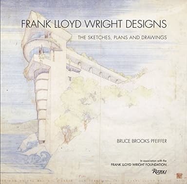 Cover of Frank Lloyd Wright Designs: The Sketches, Plans, and Drawings