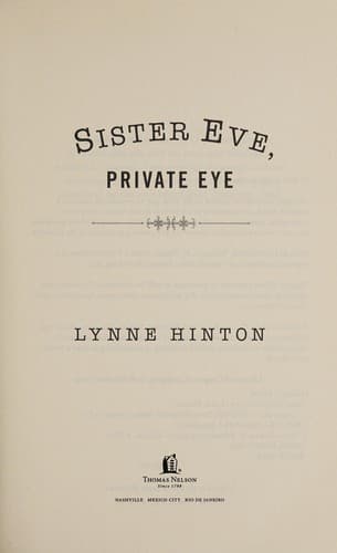 Cover of Sister Eve, Private Eye