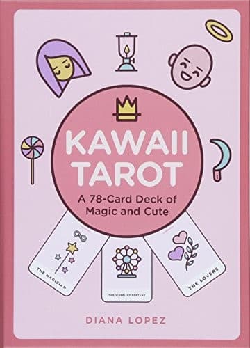 Cover of Kawaii Tarot: A 78-Card Deck of Magic and Cute