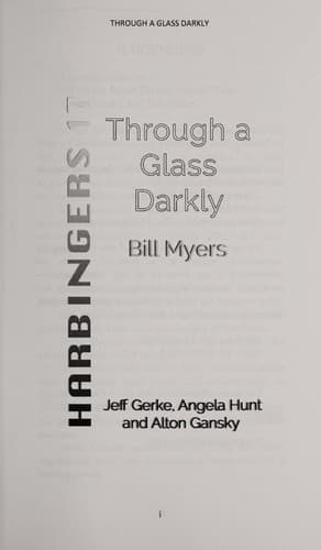 Cover of Through a glass darkly