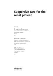 Cover of Supportive care for the renal patient