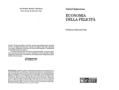 Cover of Economia della felicità