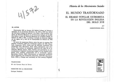 Cover of El mundo trastornado