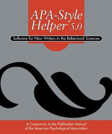 Cover of APA Style Helper 5.0