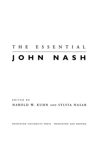 Cover of Essential John Nash