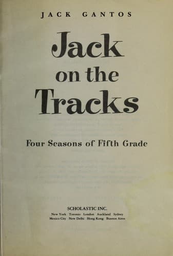 Cover of Jack on the tracks