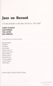 Cover of Jazz on Record