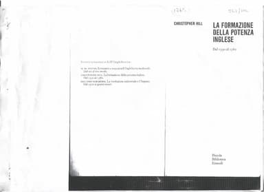 Cover of Storia economica dell'Inghilterra
