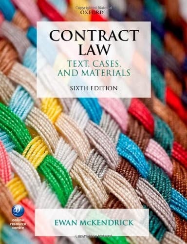 Cover of Contract Law: Text, Cases, and Materials
