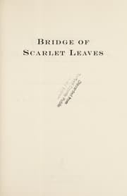 Cover of Bridge of scarlet leaves