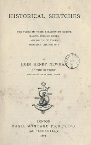 Cover of Historical Sketches