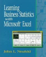 Cover of Learning Business Statistics with Microsoft Excel 5.0