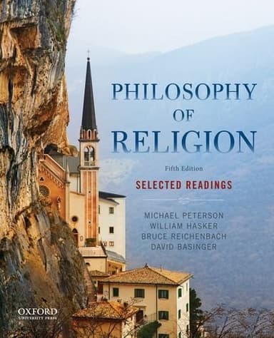 Cover of Philosophy of Religion